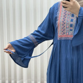 پیراهن گلدوزی وارداتی مدل مانیا کد 1777