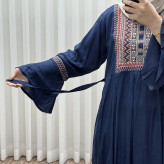 پیراهن گلدوزی وارداتی مدل مانیا کد 1777