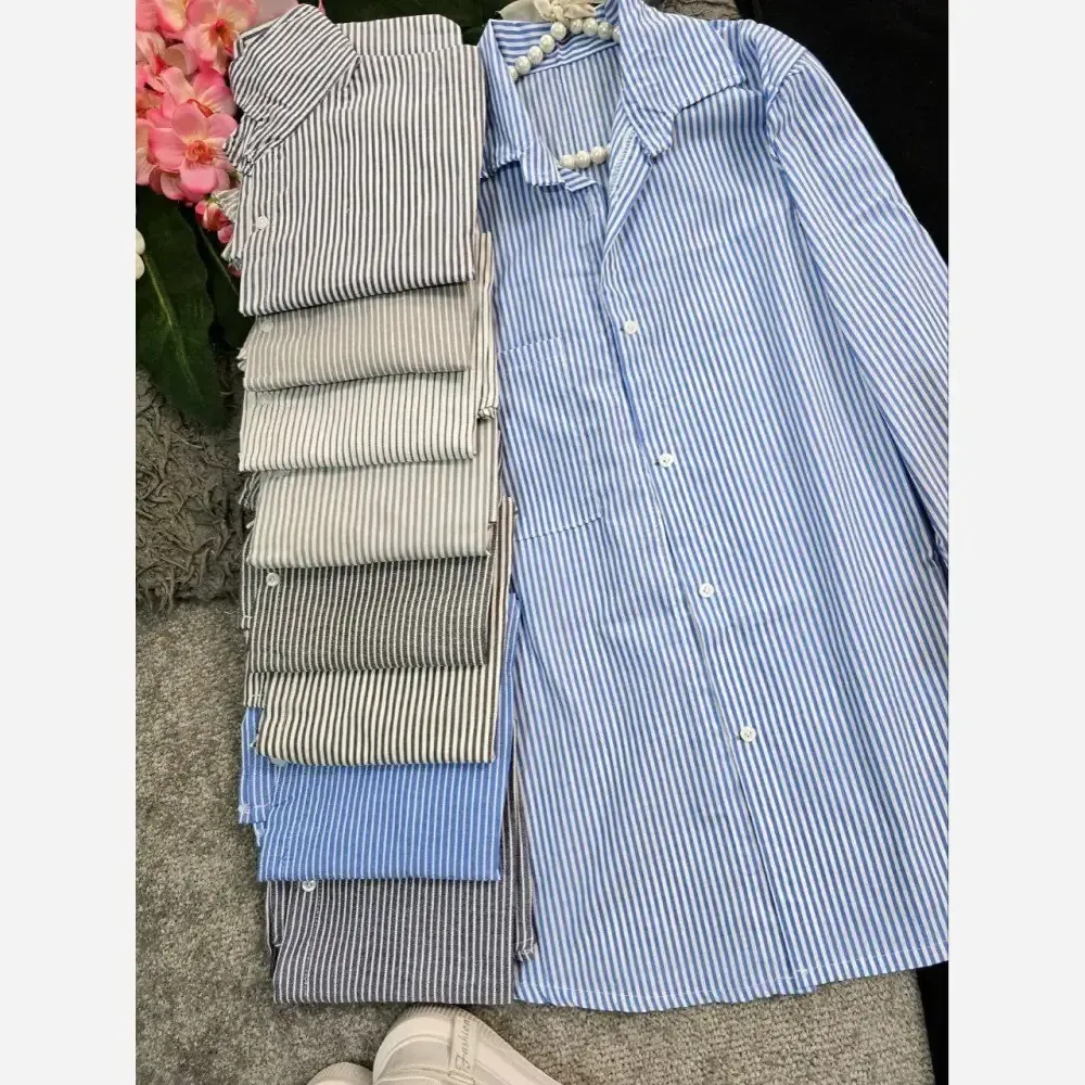 شومیز زنانه نخی تابستانه فری سایز 36 تا 46 خنک و با کیفیت