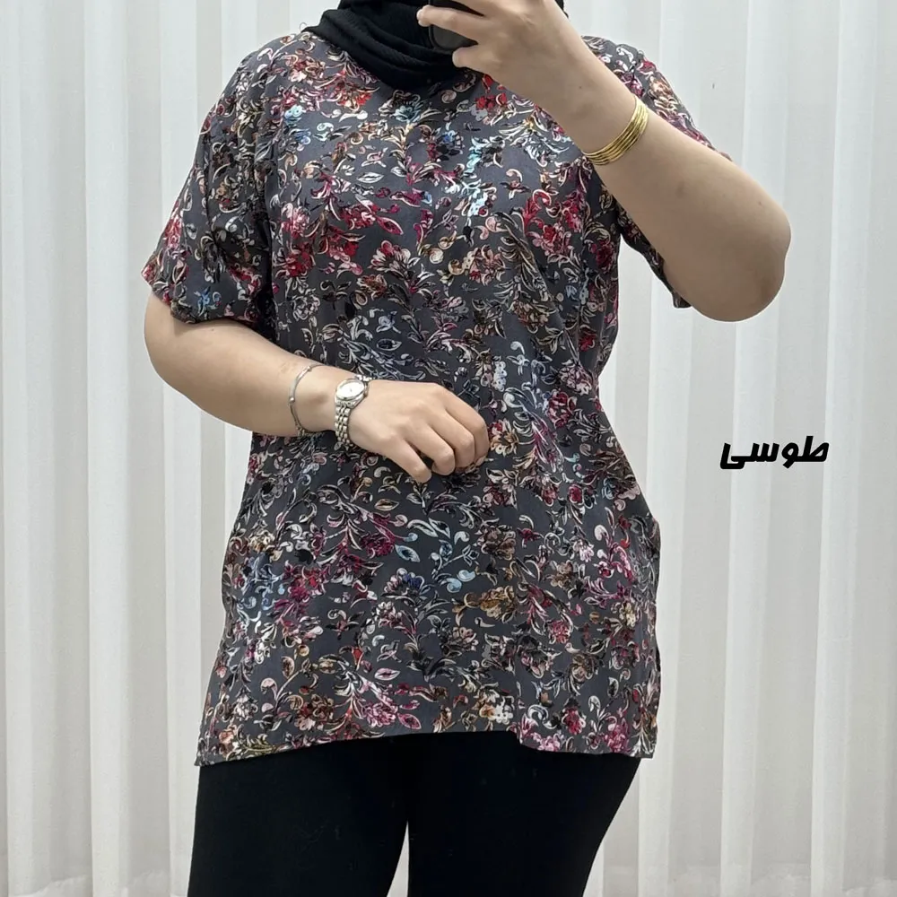 تیشرت نخی مدل پاپیا کد Q1791