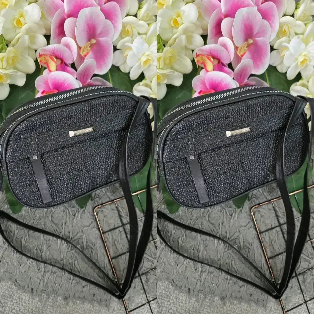 کیف زنانه مدل آیدا جنس چرم طرح کنفی سه خونه