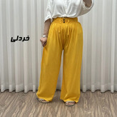 شلوار نخی کمر کش برماندو کد J1792