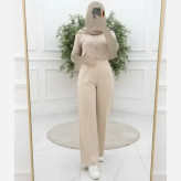 شلوار بگ زنانه پارچه مازراتی 330 گرم اعلا قد 105 سایز 38 تا 52