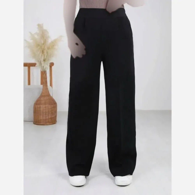 شلوار بگ زنانه پارچه مازراتی 330 گرم اعلا قد 105 سایز 38 تا 52