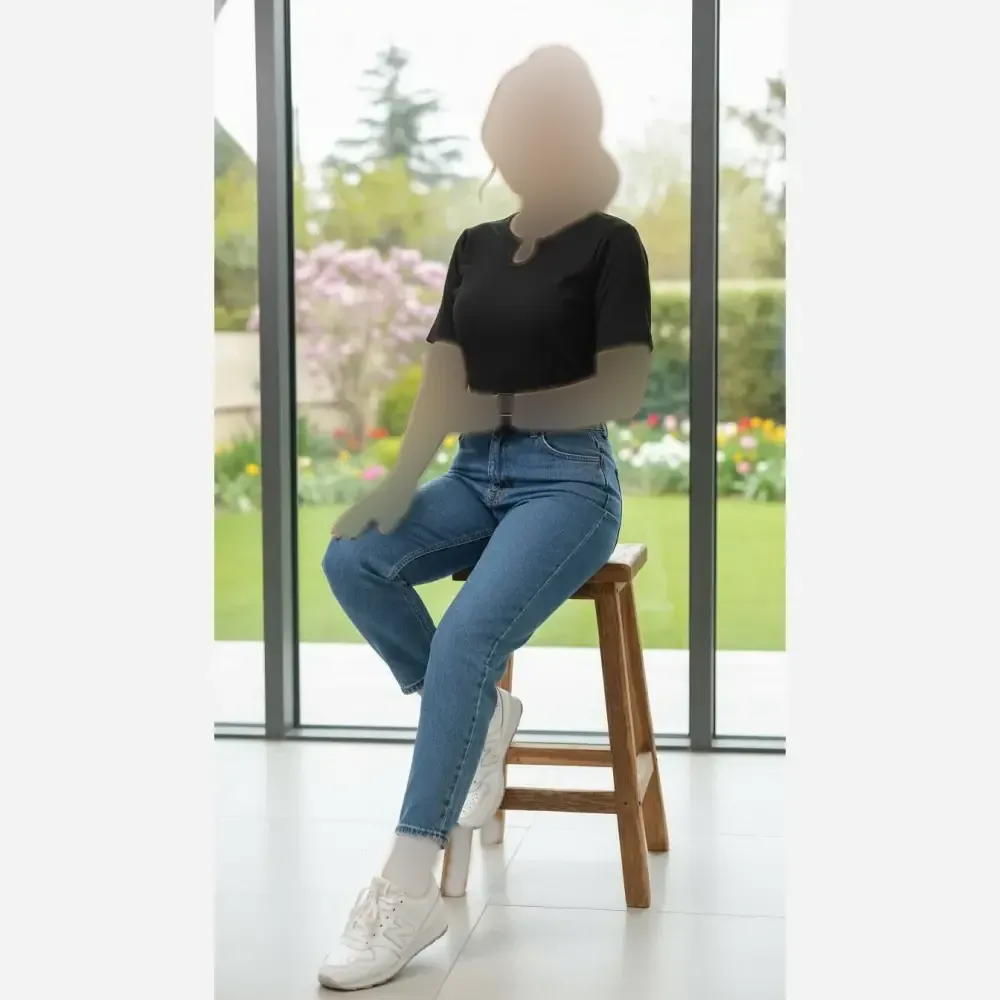 تیشرت یقه دلبری قلبی زنانه جنس فانریپ کبریتی فری سایز