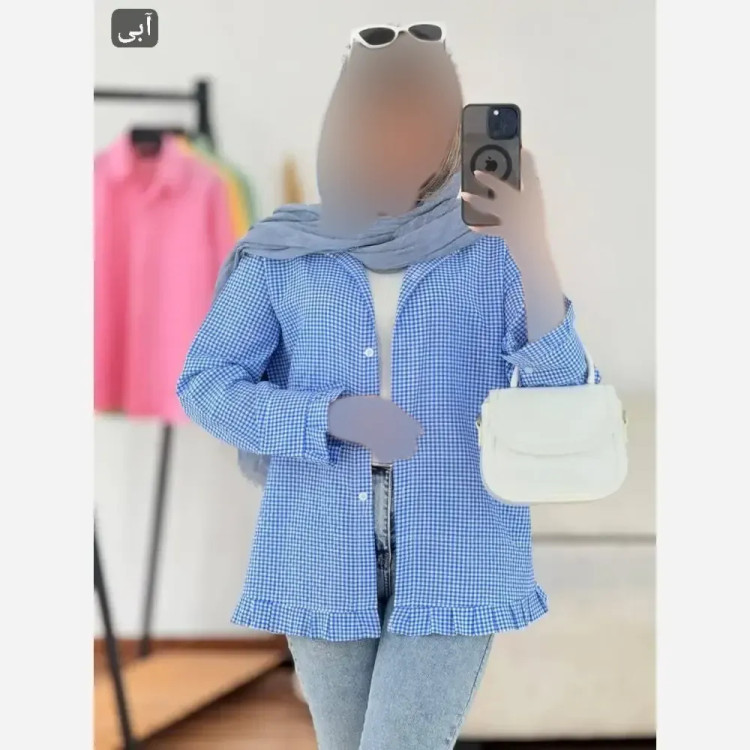 مانتو نخی شسته شده مدل ملوریا فری سایز 36 تا 46