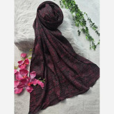 شال کاراج جنس برشکا کریشه سافت شاین دار ابعاد 78 در 190 سانتی متر