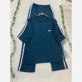 تیشرت و شلوار نایک NIKE با جنس سوپر اسپان و رنگ بندی متنوع، سایز فری