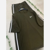 تیشرت و شلوار نایک NIKE با جنس سوپر اسپان و رنگ بندی متنوع، سایز فری