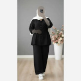 ست زنانه کمر گت دار جنس شانتون فری سایز 38 تا 48