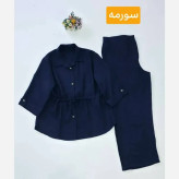 ست زنانه کمر گت دار جنس شانتون فری سایز 38 تا 48