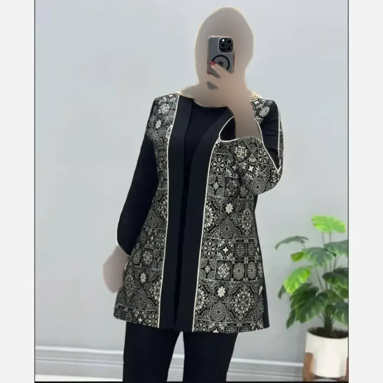 کت زنانه مدل هدیه جنس پرشین مکانیک فری سایز 36 تا 46