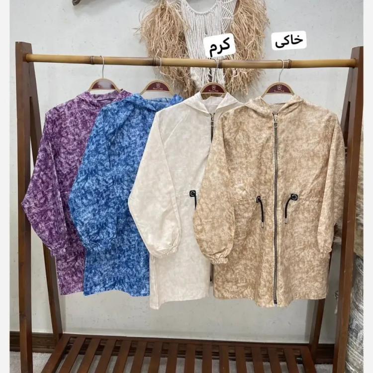 مانتو دخترانه مدل لامیا جنس داکرون کلاه دار کمر گت سایز فری 36 تا 46