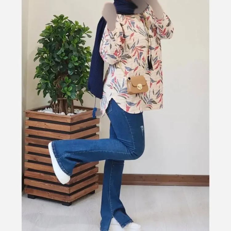 تونیک زنانه مدل کامیشا جنس کاملس فری سایز