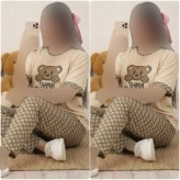 ست تیشرت و شلوار زنانه مدل نسترن جنس پنبه گلکسی رنگ نسکافه ای فری سایز 38 تا 46