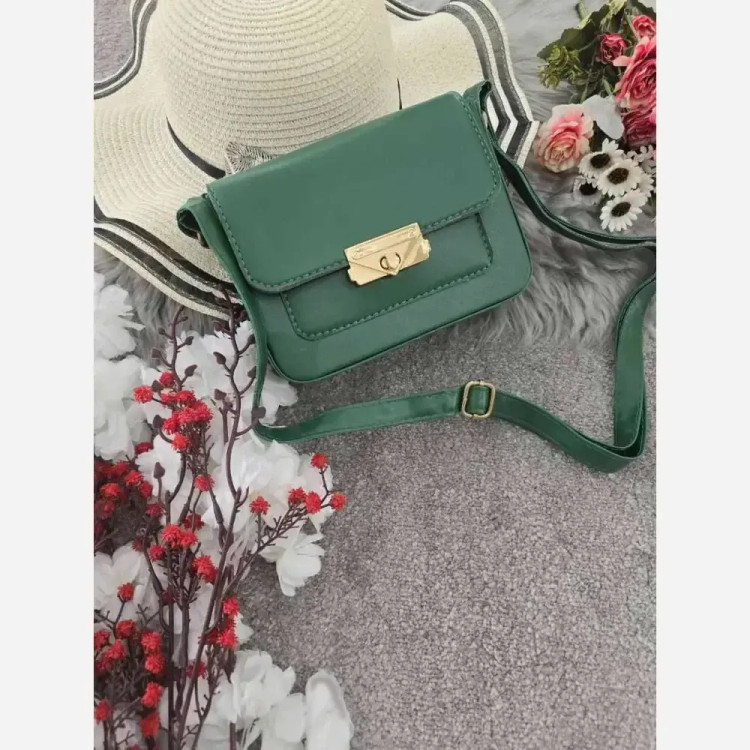 کیف باکسی چرم مصنوعی زنانه ابعاد 14 در 23 سانتیمتر