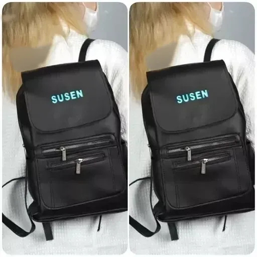 کوله پشتی چرمی زنانه مدل susen رنگ مشکی ابعاد 35 در 40 سانتیمتر