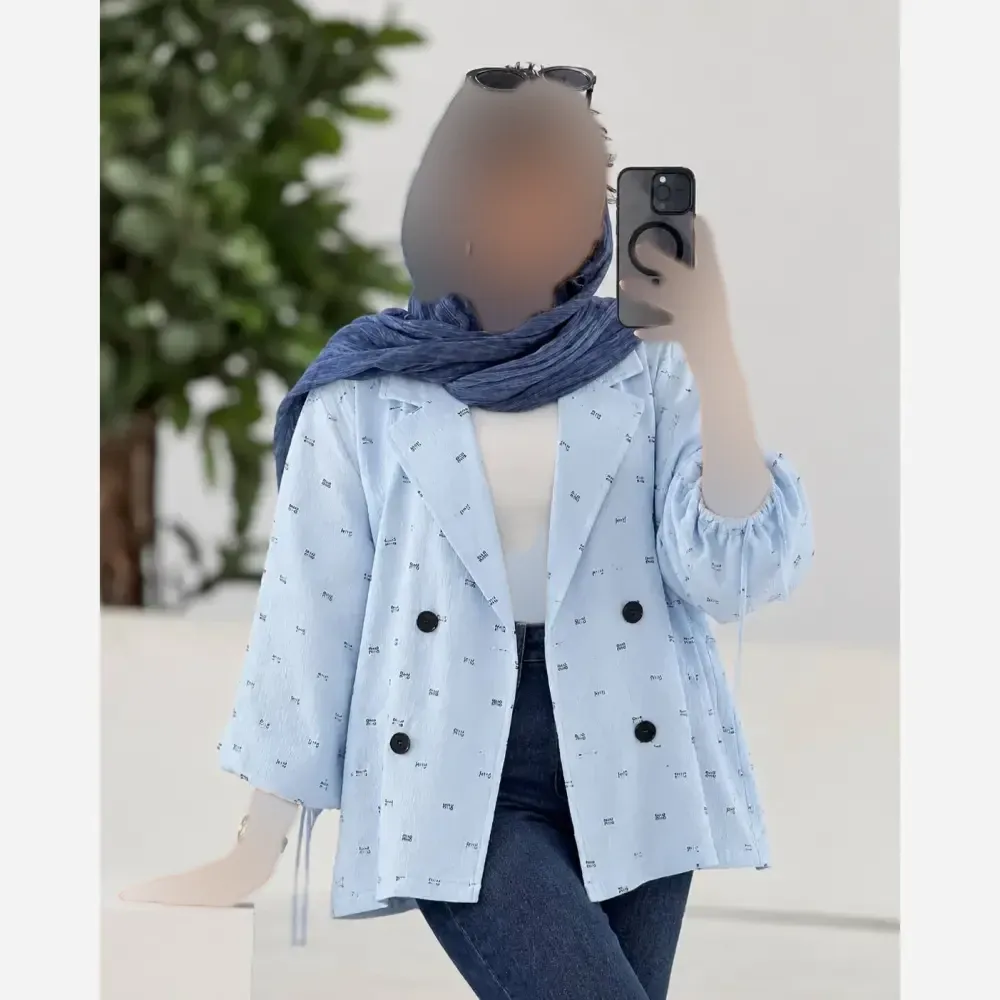 کت پانچ زنانه مدل ینزی فری سایز تا 48