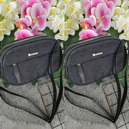 کیف زنانه مدل آیدا جنس چرم طرح کنفی سه خونه