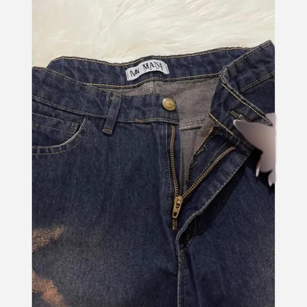 شلوار فول بگ جین درجه یک زنانه سایز 38 تا 48