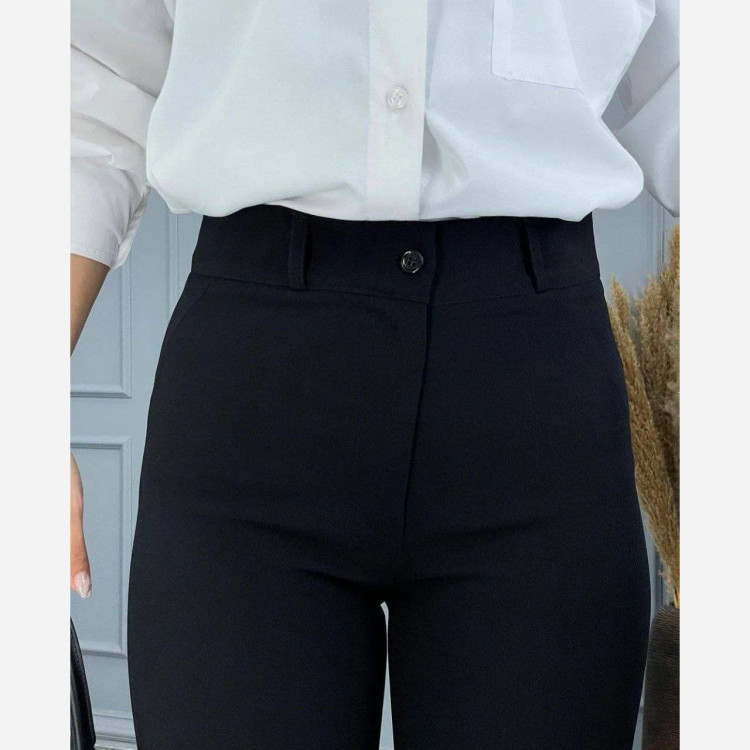 شلوار مجلسی دمپا زنانه جنس مازراتی رنگ مشکی سایز بزرگ