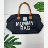 کیف MOMMY BAG برزنتی کجراه رنگ مشکی مناسب باشگاه و مهمانی