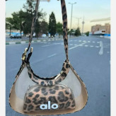 کیف چرم alo پلنگی سایز 20 در 25 سانت
