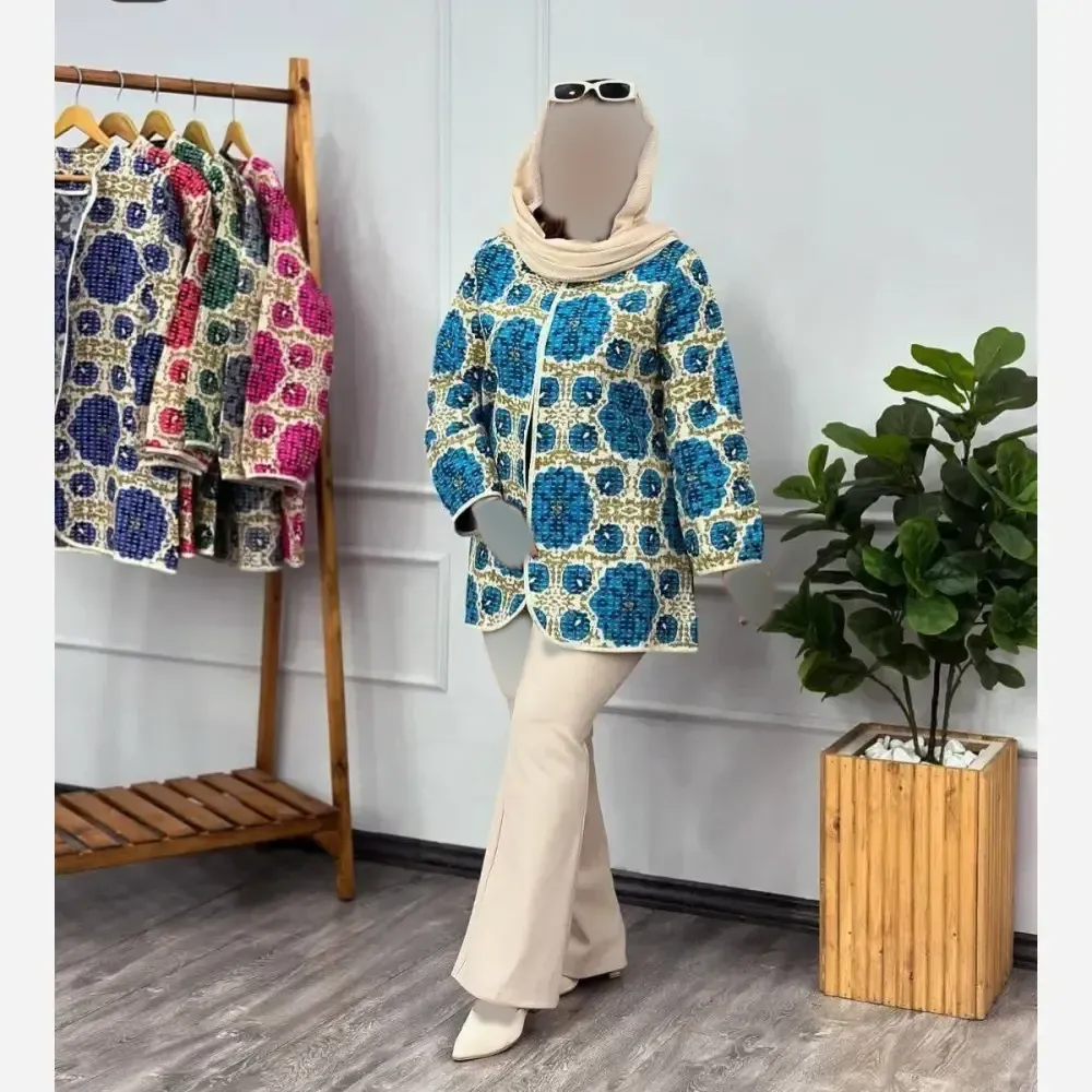 کت گلپر تافته زنانه فری سایز رنگبندی متنوع