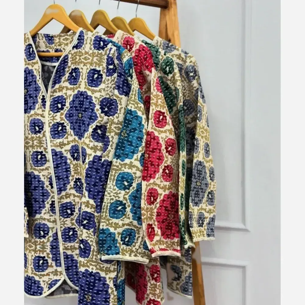 کت گلپر تافته زنانه فری سایز رنگبندی متنوع