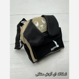 کیف fashion جنس نانسی نسکافه ای سایز 20 در 20 سانت