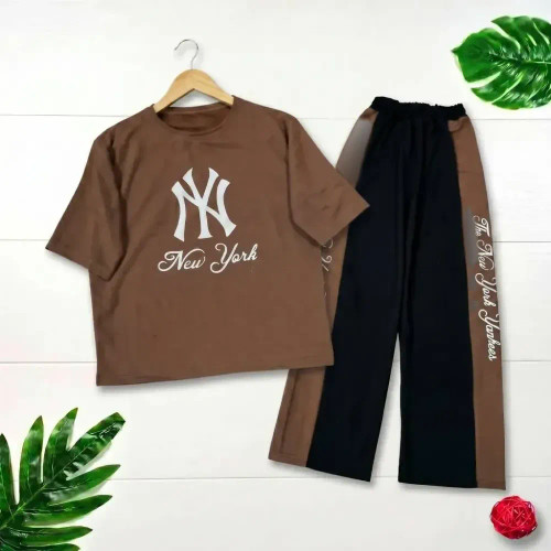 ست زنانه پنبه گلکسی NY فری سایز 38 تا 46