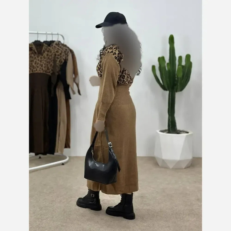 کفتان بافت زنانه مدل ژیوان فری سایز رنگ بندی متنوع