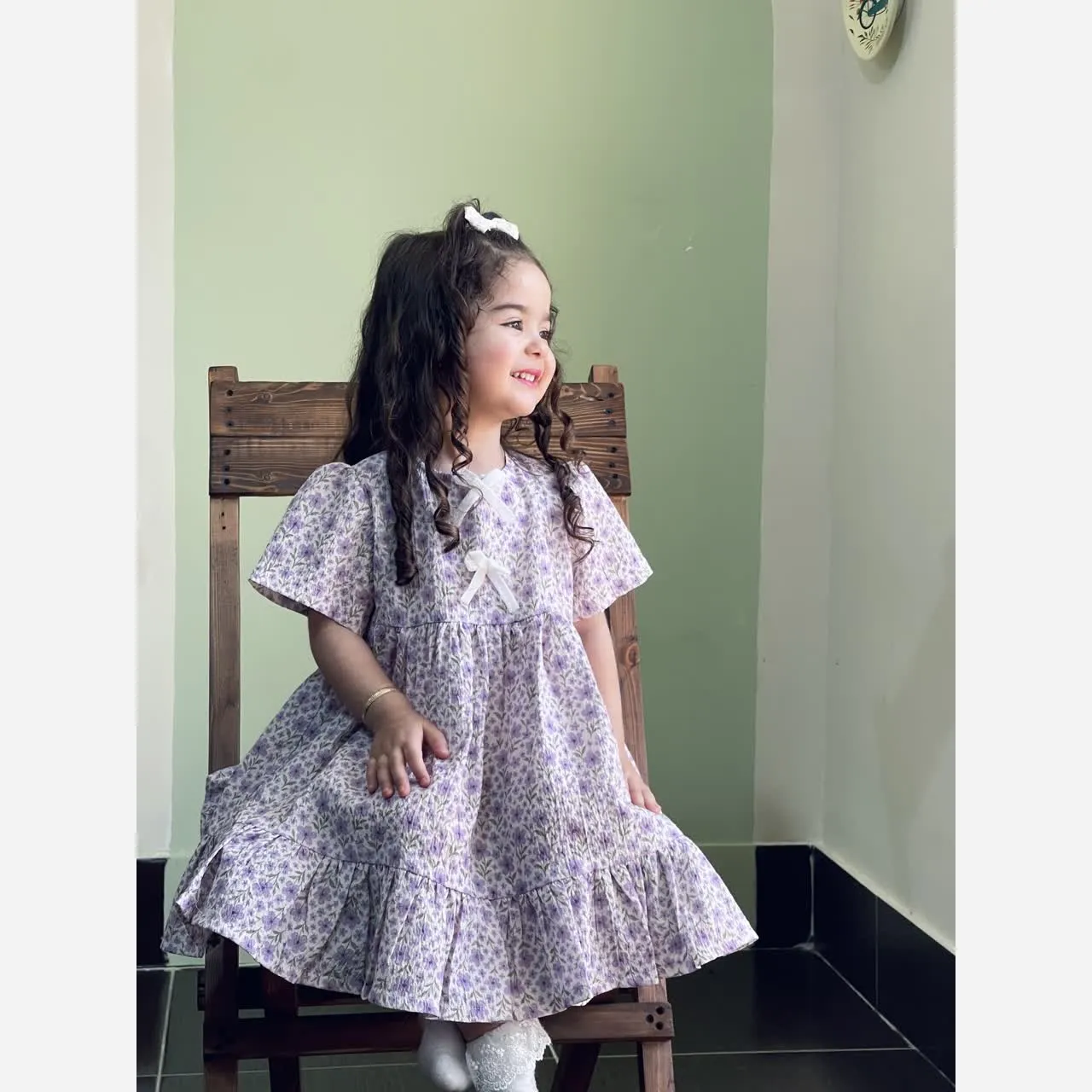 پیراهن عروسکی پفکی دخترانه مدل ترانه سایز 2، 4، 6