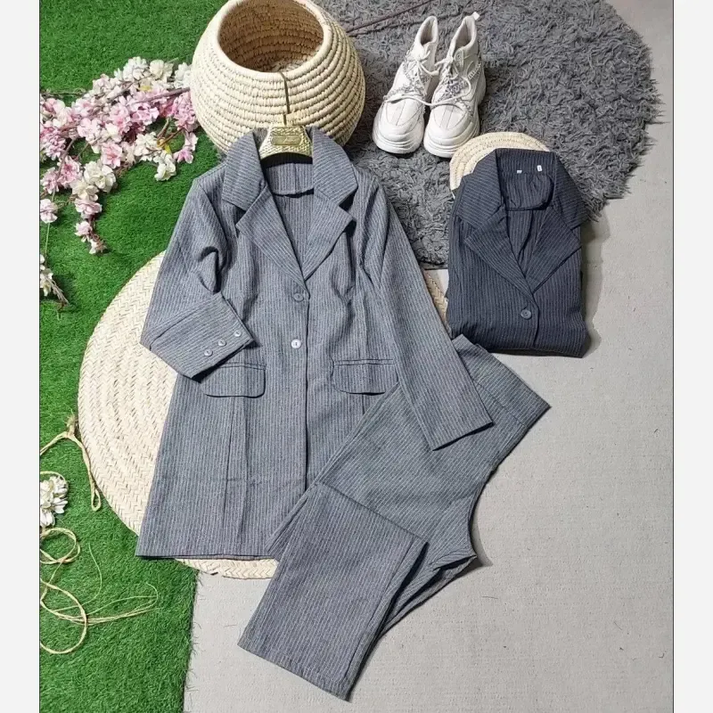 ست اداری اطلس جنس پرشیادونخ اعلا رنگ طوسی و دودی