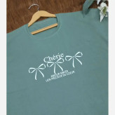 تیشرت چاپی طرح پاپیون سوپر پنبه اعلا لانگ فری سایز زنانه
