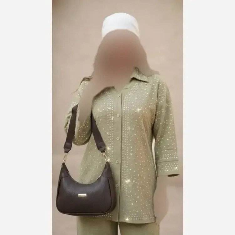 کیف اسپرت زنانه بلمو بند نواری جادار روزمره سایز 25 در 14 سانتی متر