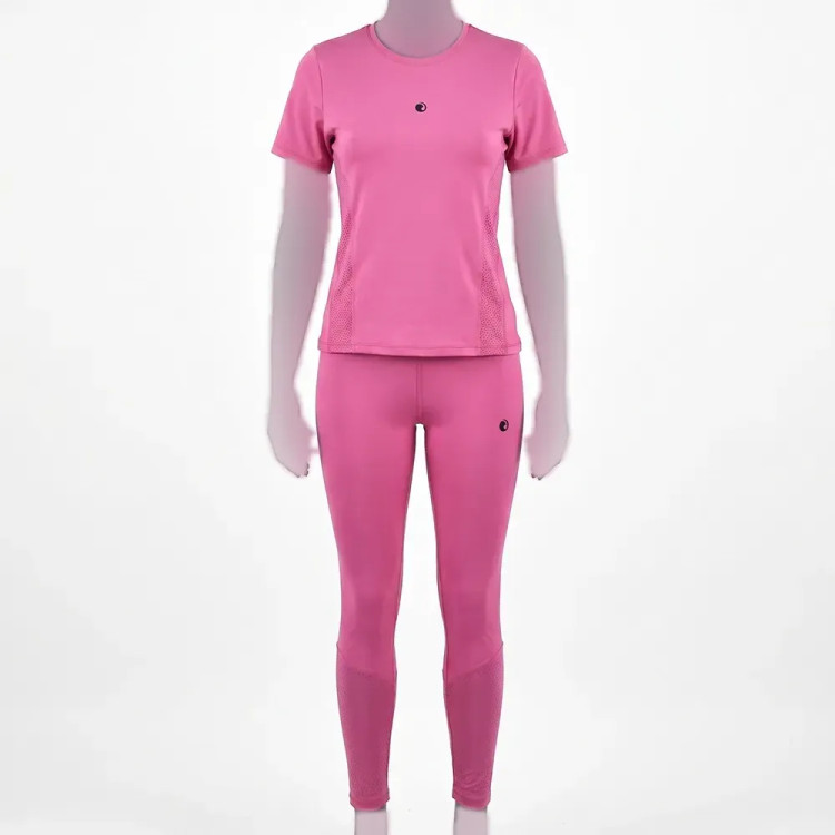 ست تیشرت و شلوار باشگاهی زنانه جنس فیلازت تک سایز رنگ تصویر