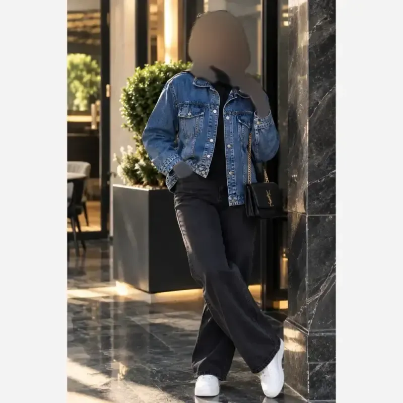 کت جین اصلی اسپرت مردانه و زنانه کیفیت عالی رنگ بندی متنوع
