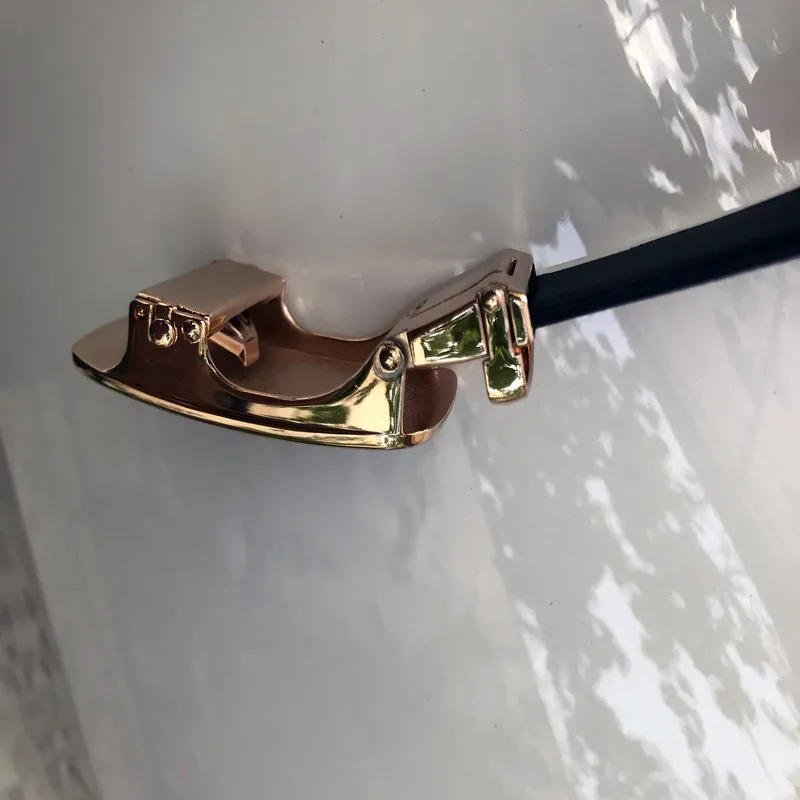 کمربند مردانه چرم مصنوعی با سگک ریلی فلزی پهنای 3.5 سانتیمتر