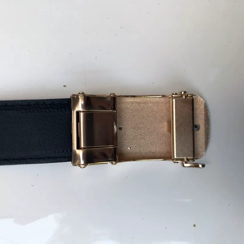 کمربند مردانه چرم مصنوعی با سگک ریلی فلزی پهنای 3.5 سانتیمتر