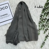 شال وارداتی حریر دانتل مجلسی و روزمره قواره 200 در 65
